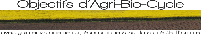 objectifs d'Agri bio cycle